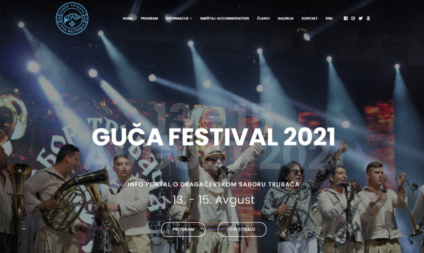Izrada sajta za Guca festival
